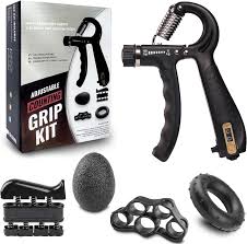 Adjustable Hand Grip Power Exerciser Forearm Wrist Strengthener Gripper With Counter